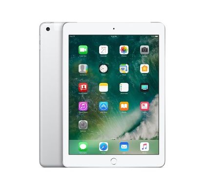 APPLE iPad Tablet - 24.6 cm (9.7") -  A10 Quad-core (4 Core) - 128 GB - iOS 11 - 2048 x 1536 - Retina Display, In-plane Switching (IPS) Technology - 4G - GSM, CDMA2000 Supported - Silver