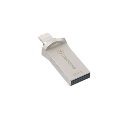 TRANSCEND JetDrive Go 500 32 GB USB 3.1, Lightning Flash Drive - Silver