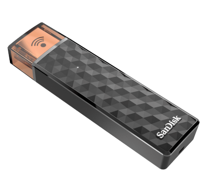 SANDISK Connect 128 GB USB 2.0 Flash Drive - Black - Wireless LAN