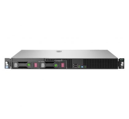 HPE ProLiant DL20 G9 1U Rack Server - 1 x Intel Pentium G4560 Dual-core (2 Core) 3.50 GHz - 8 GB Installed DDR4 SDRAM - Serial ATA/600 Controller - 0, 1, 5, 10 RAID Levels - 1 x 290 W FrontMaximum