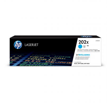 HP 202X Original Toner Cartridge - Cyan