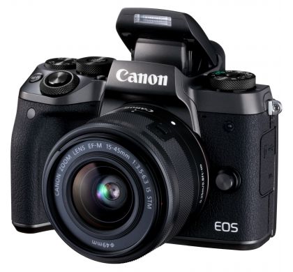 CANON EOS M5 24.2 Megapixel Mirrorless Camera with Lens - 15 mm - 45 mm