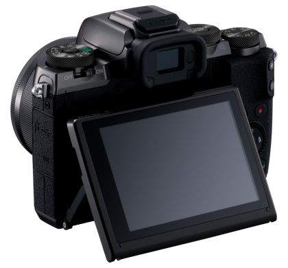 CANON EOS M5 24.2 Megapixel Mirrorless Camera with Lens - 15 mm - 45 mm RearMaximum