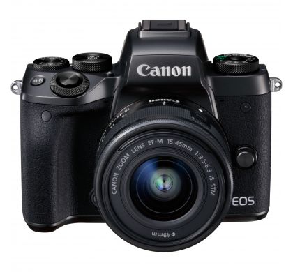 CANON EOS M5 24.2 Megapixel Mirrorless Camera with Lens - 15 mm - 45 mm FrontMaximum