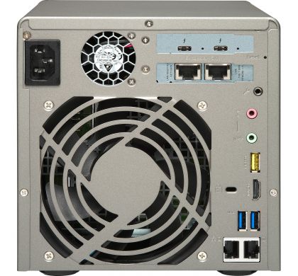 QNAP Turbo vNAS TVS-882ST3 8 x Total Bays SAN/NAS Storage System - Desktop RearMaximum