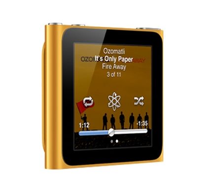 MC691ZP/A APPLE iPod nano MC691ZP 8 GB Flash MP3 Player - Orange