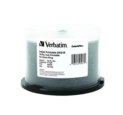 Verbatim DataLifePlus DVD Recordable Media - DVD-R - 16x - 4.70 GB - 50 Pack Spindle