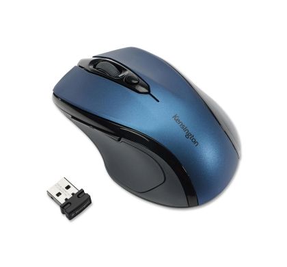Kensington Pro Fit Mouse - Optical - Wireless - Sapphire, Blue