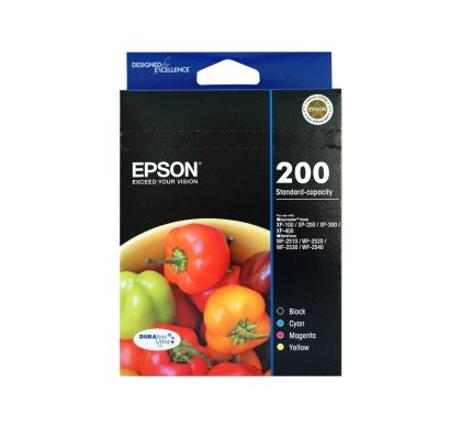 Epson DURABrite Ultra 200 Ink Cartridge - Cyan, Magenta, Yellow, Black