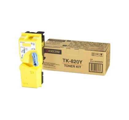 Kyocera TK 820Y Toner Cartridge - Yellow