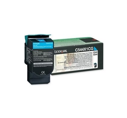 Lexmark C544X1CG Toner Cartridge - Cyan
