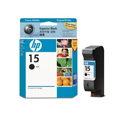 HP 15 Ink Cartridge - Black