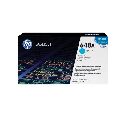 HP 648A Toner Cartridge - Cyan