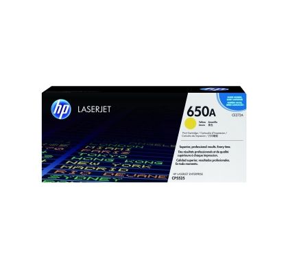 HP 650A Toner Cartridge - Yellow