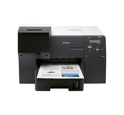 EPSON B-310N Inkjet Printer - Colour - 5760 x 1440 dpi Print - Plain Paper Print - Desktop - 37 ppm Mono / 37 ppm Color Print - 19 ppm Mono Print / 18 ppm Color Print (ISO) - 650 sheets Input - LCD - Fast Ethernet - USB Front