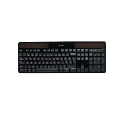 LOGITECH K750r Keyboard - Wireless Connectivity - RF - Black