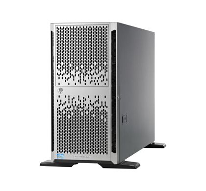 HP ProLiant ML350p G8 B9C41A 5U Tower Server - 1 x Intel Xeon E5-2620 2GHz - 2 Processor Support - 16 GB Standard/192 GB Maximum RAM - 600 GB HDD - DVD-Reader - Serial ATA/300 RAID Supported, 6Gb/s SAS Controller - Gigabit Ethernet - Windows Small Busines Left