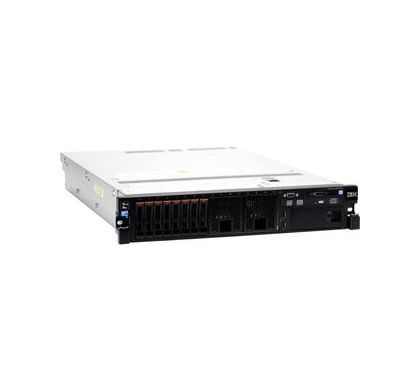 IBM System x 7915L2M 2U Rack Server - 1 x Intel Xeon E5-2680 2.70 GHz - 2 Processor Support - 8 GB Standard/96 GB Maximum RAM - Serial Attached SCSI (SAS) RAID Supported Controller - Gigabit Ethernet Right