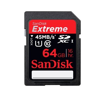 SanDisk Extreme 64 GB Secure Digital Extended Capacity (SDXC)