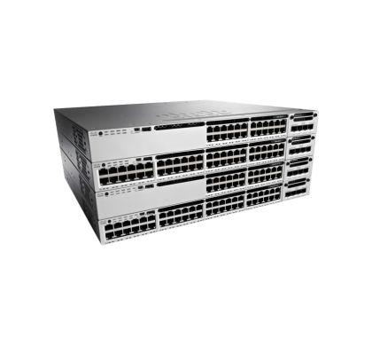 CISCO Catalyst WS-C3850-48P-E 48 Ports Manageable Ethernet Switch