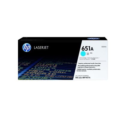 HP 651A Toner Cartridge - Cyan