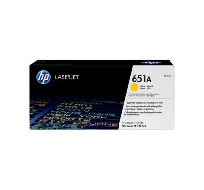 HP 651A Toner Cartridge - Yellow