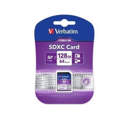 VERBATIM Premium 128 GB Secure Digital Extended Capacity (SDXC)