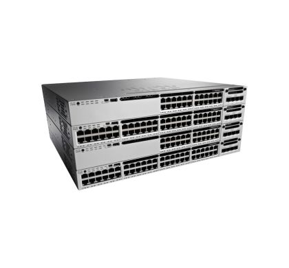 CISCO Catalyst WS-C3850-48T 48 Ports Manageable Layer 3 Switch