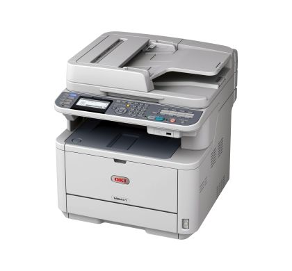 Oki MB451W LED Multifunction Printer - Monochrome - Plain Paper Print - Desktop