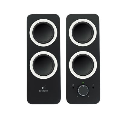 LOGITECH Z200 2.0 Speaker System - 10 W RMS - Midnight Black