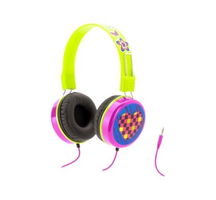 Crayola MyPhones Wired Stereo Headphone - Over-the-head - Circumaural - Pink