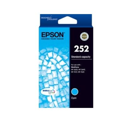 Epson DURABrite Ultra 252 Ink Cartridge - Cyan
