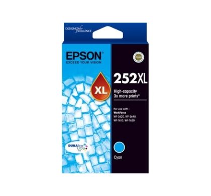 Epson DURABrite Ultra 252XL Ink Cartridge - Cyan