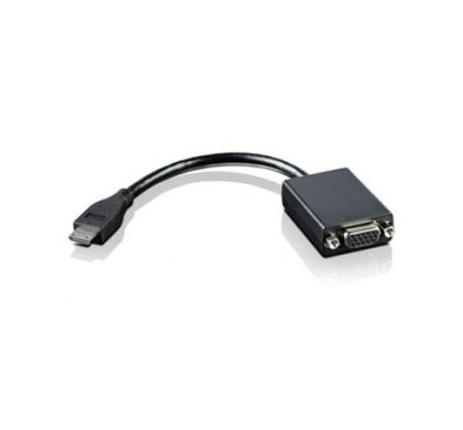 Lenovo HDMI/VGA Video Cable for Ultrabook, Video Device, Monitor, Projector - 20 cm