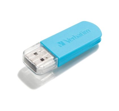 Verbatim Store 'n' Go Mini 16 GB USB 2.0 Flash Drive - Caribbean Blue - 1 Pack