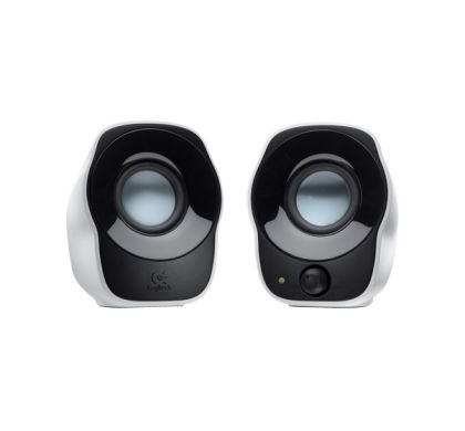 LOGITECH Z120 2.0 Speaker System - 1.2 W RMS - White, Black