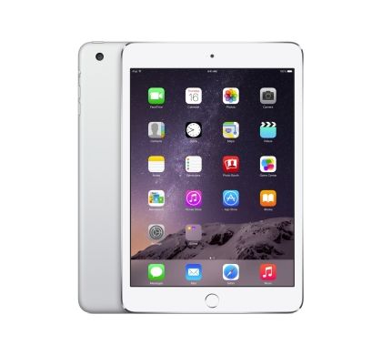 Apple iPad mini 3 MGJ12X/A 64 GB Tablet - 20.1 cm (7.9") - Retina Display, In-plane Switching (IPS) Technology - Wireless LAN - 4G - Apple A7 - Silver