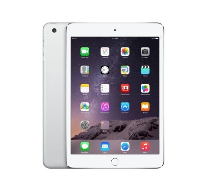 Apple iPad mini 3 MGP42X/A 128 GB Tablet - 20.1 cm (7.9") - Retina Display, In-plane Switching (IPS) Technology - Wireless LAN - Apple A7 - Silver