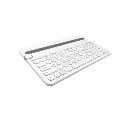 LOGITECH K480 Keyboard - Wireless Connectivity - White