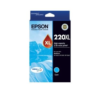 EPSON DURABrite Ultra Ink 220XL Ink Cartridge - Cyan