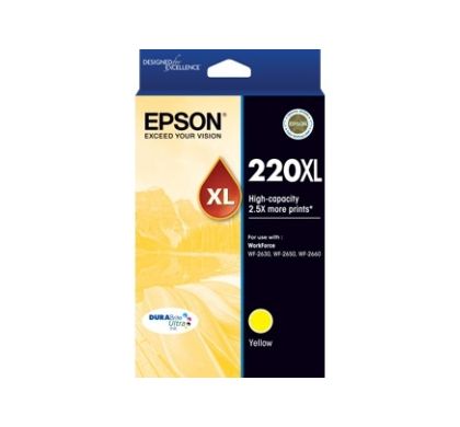 EPSON DURABrite Ultra Ink 220XL Ink Cartridge - Yellow