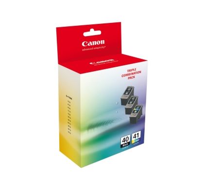 Canon PG40CL41CP Ink Cartridge - Black, Colour