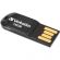 Verbatim Store 'n' Go Micro 16 GB USB Flash Drive - Black - 1 Pack Left