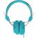 LASER Wired Stereo Headphone - Over-the-head - Ear-cup - Blue Front