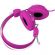 LASER Wired Stereo Headphone - Over-the-head - Ear-cup - Pink Top