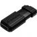 Verbatim PinStripe 16 GB USB Flash Drive - Black - 1 Pack Left