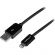 STARTECH .com Lightning/USB Data Transfer Cable for iPod, iPad, iPhone - 1 m - Shielding - 1 Pack Left